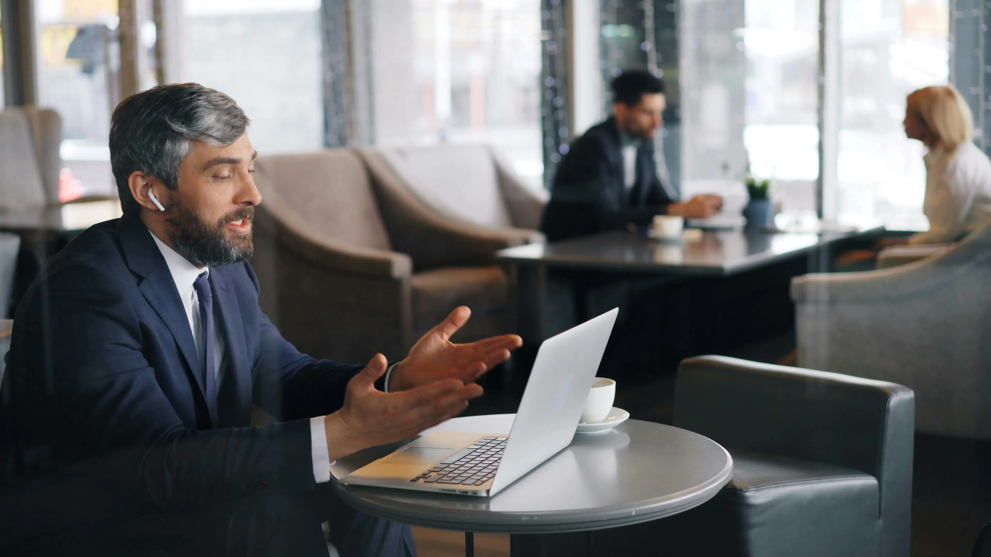 remote business meeting