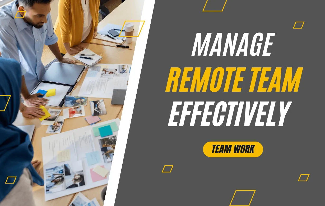 manage remote team effectively blog cover