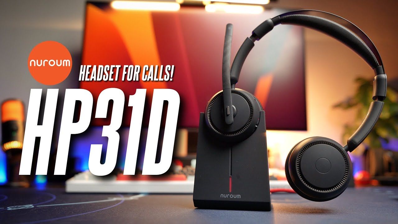 HP31D Wireless Headset with AI ENC Noise Cancellation | USB