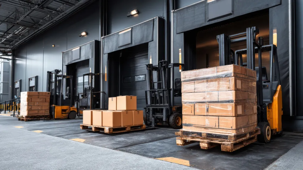 warehouse-loading-dock-noise-environment.jpg	Industrial loading dock with forklifts and pallets, a high-noise environment requiring professional trucking headsets for clear communication.