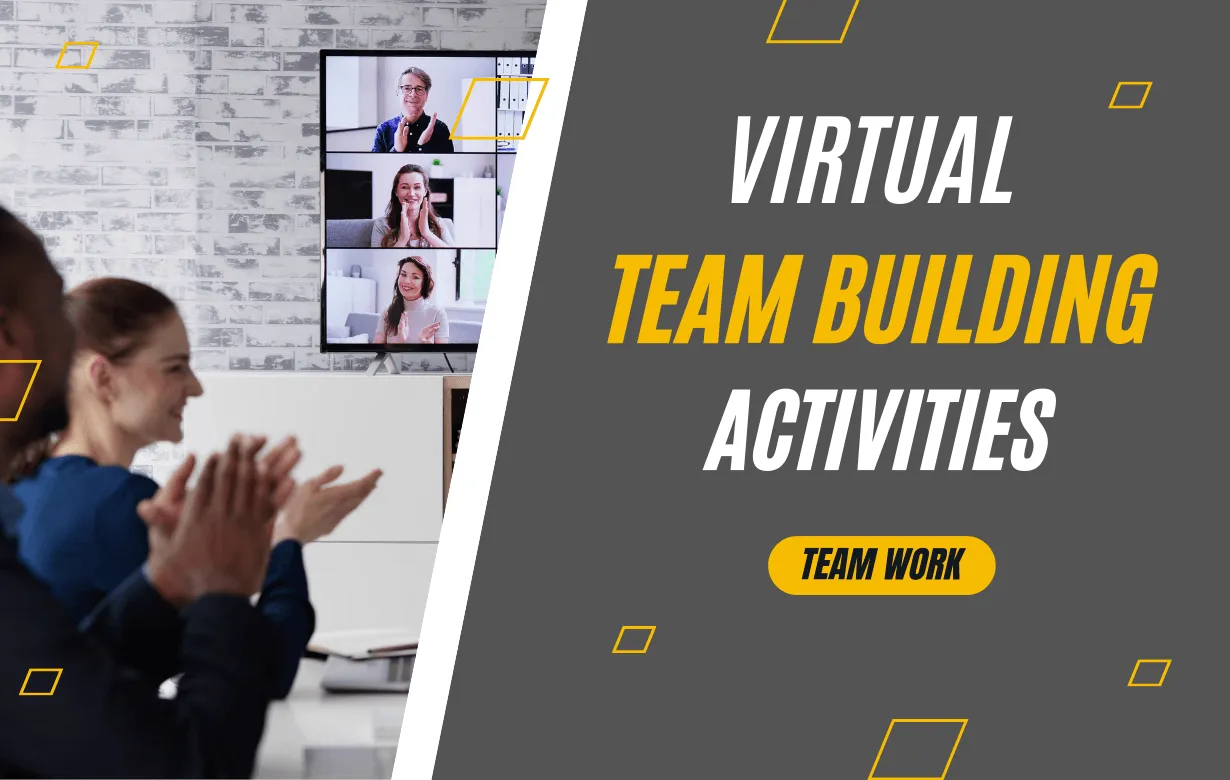 virtual team building activities blog cover