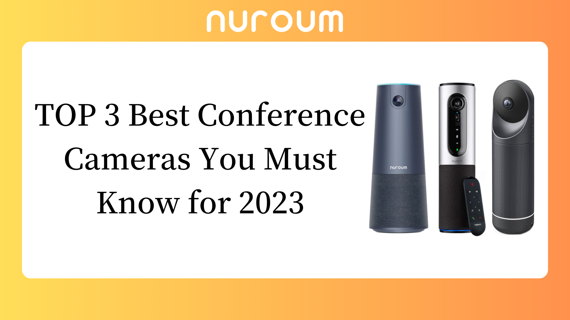 The best conference room webcams in 2023