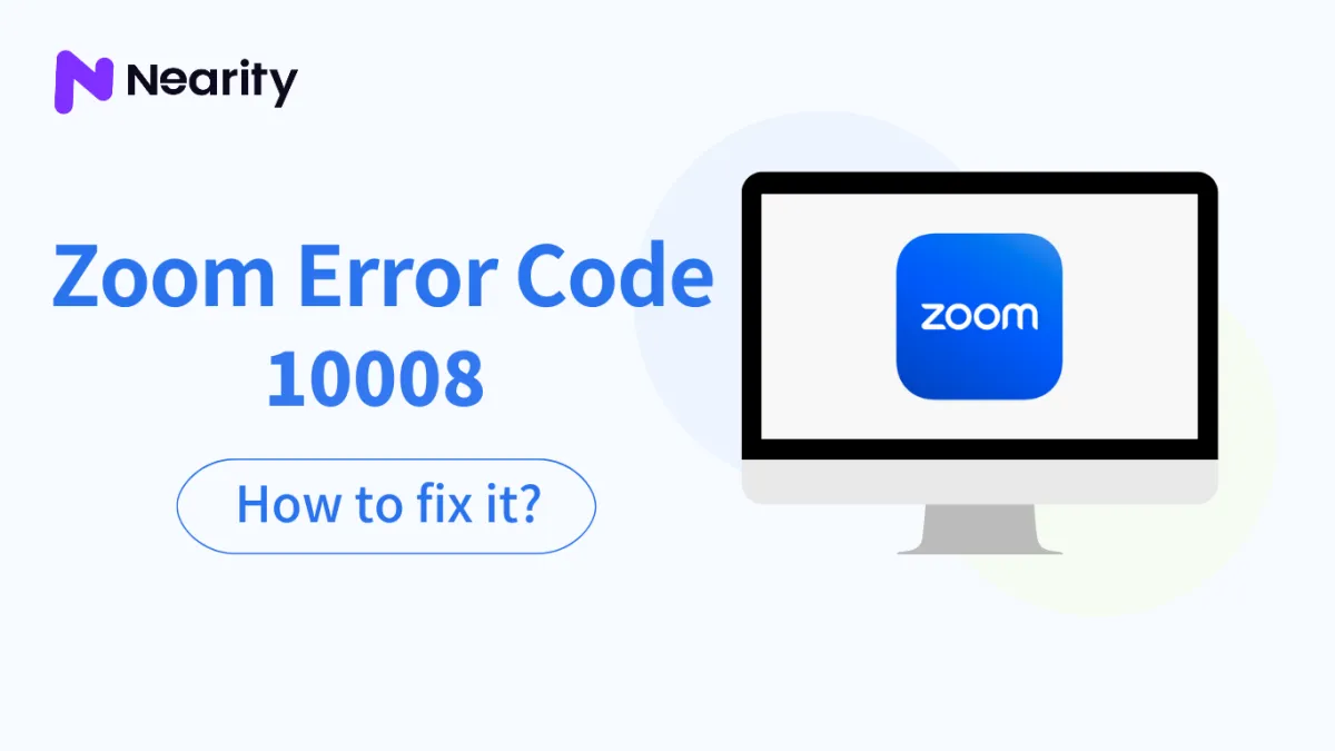 How to Fix Zoom Error Code 10008