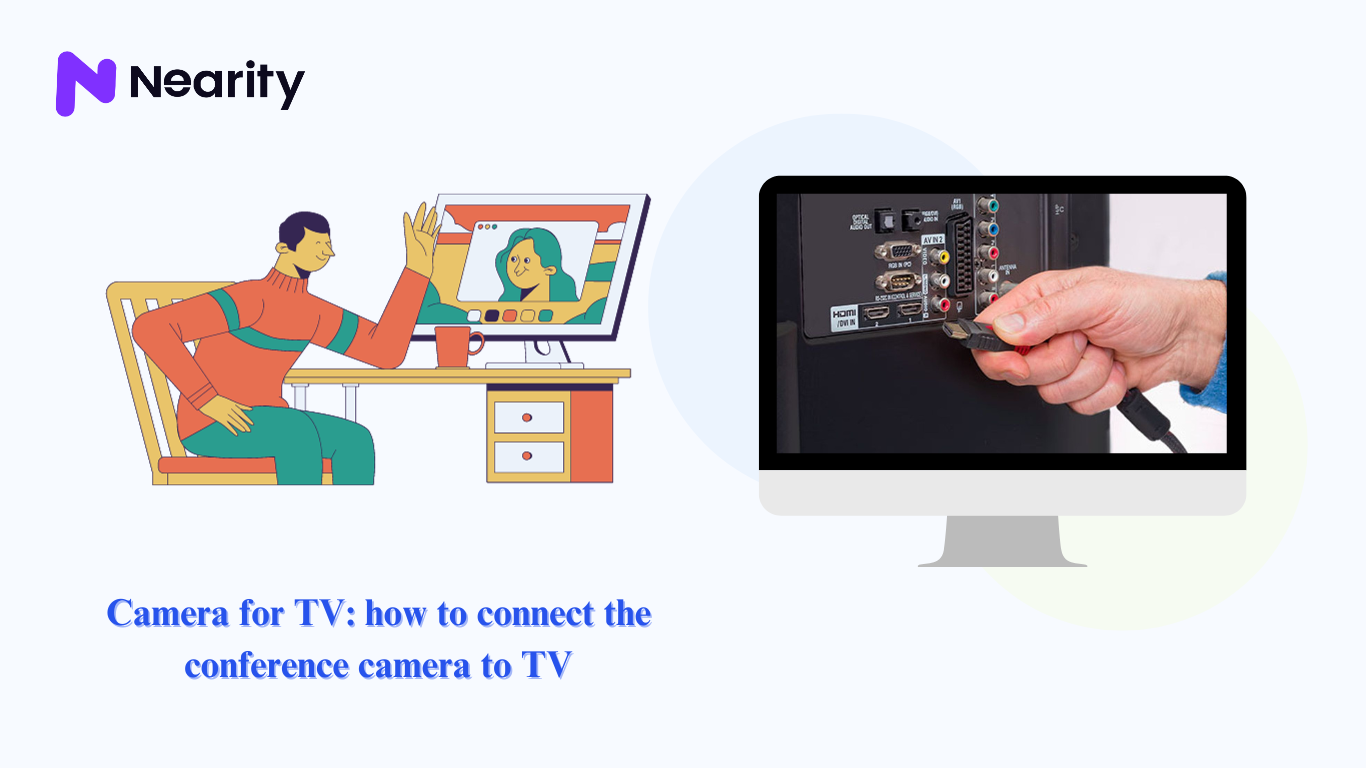 Camera for TV: how to connect the conference camera to TV?