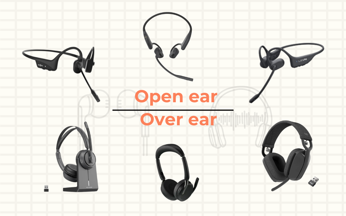OpenEar vs OverEar Which is the Right Headset for You?